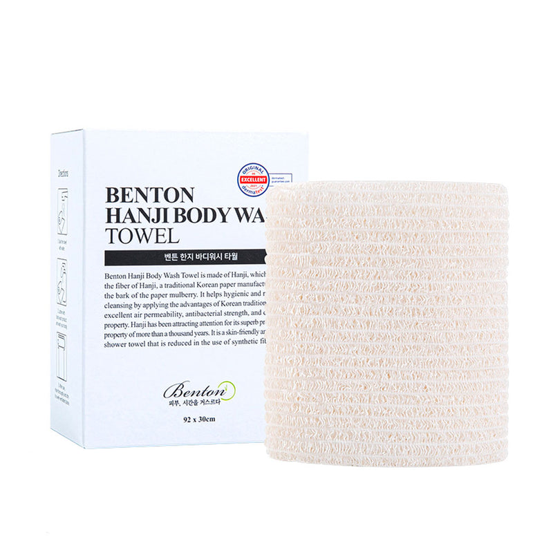Benton Hanji Body Wash Towel Nudie Glow Australia