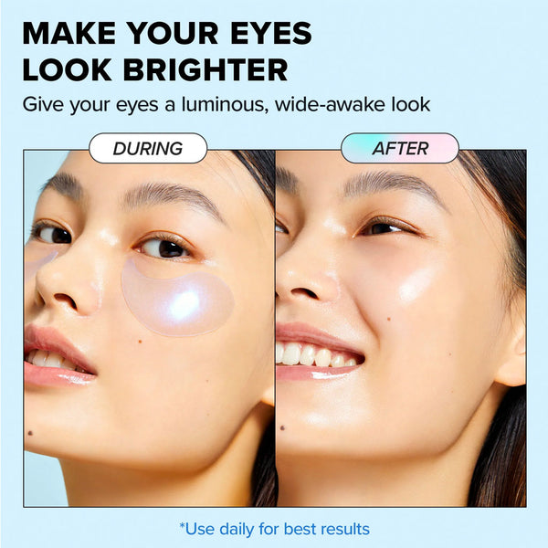 I Dew Care Starlit Kitten Brightening Hydrogel Eye Patch Nudie Glow