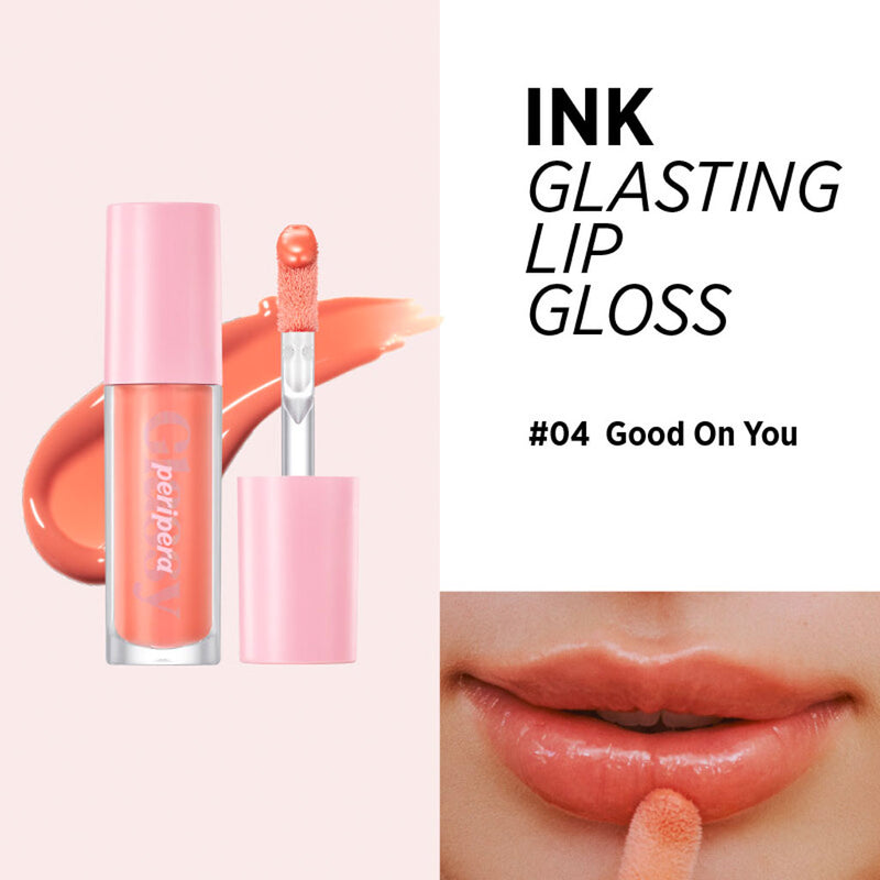 Peripera Ink Glasting Lip Gloss #04 GOOD ON YOU Nudie Glow Australia