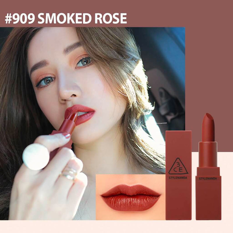 3CE Mood Recipe Matte Lip Color #909 SMOKED ROSE Nudie Glow Australia