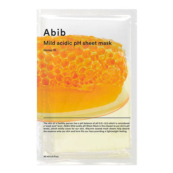 Abib Mild Acidic pH Sheet Mask Honey Fit Nudie Glow Australia