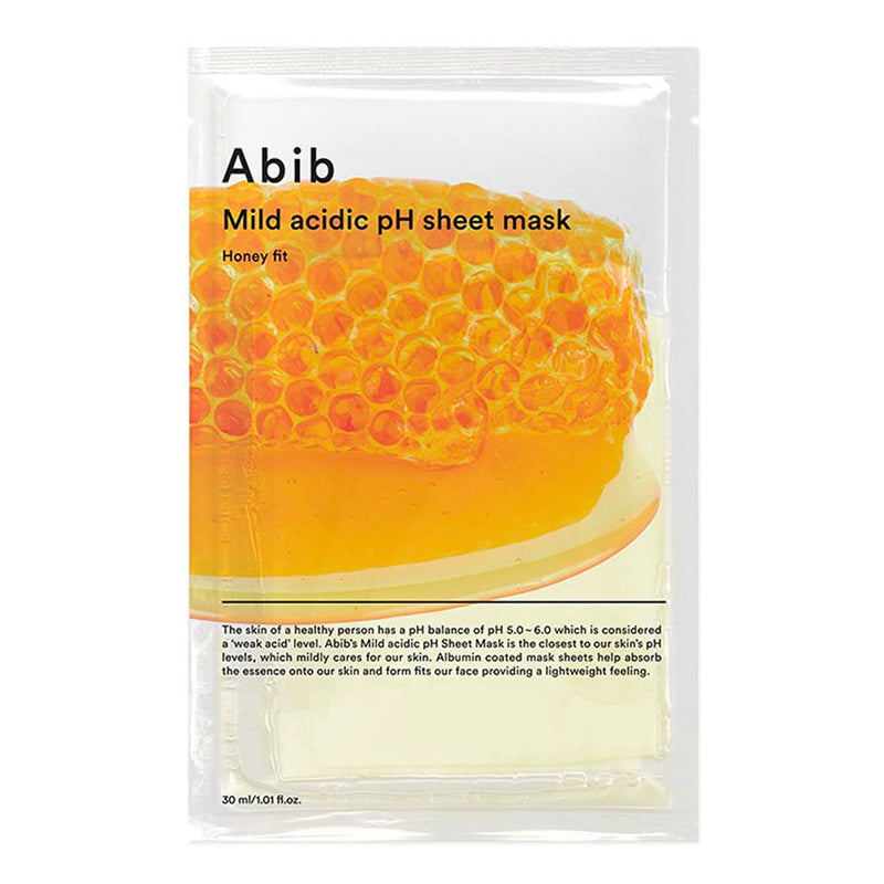 Abib Mild Acidic pH Sheet Mask Honey Fit Nudie Glow Australia