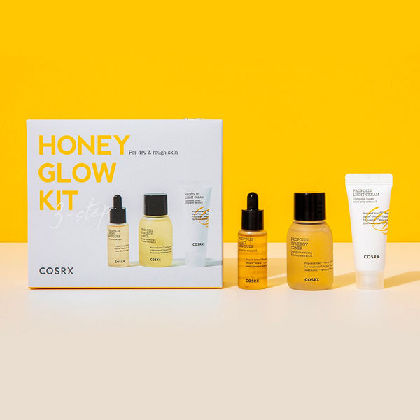 COSRX Honey Glow Kit 3 Step Nudie Glow Korean Skin Care Australia