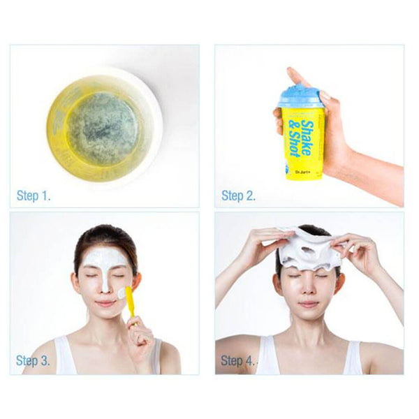 Dr Jart+ Shake & Shot Shaking Rubber Hydro Shot Nudie Glow Korean Beauty Skincare Australia