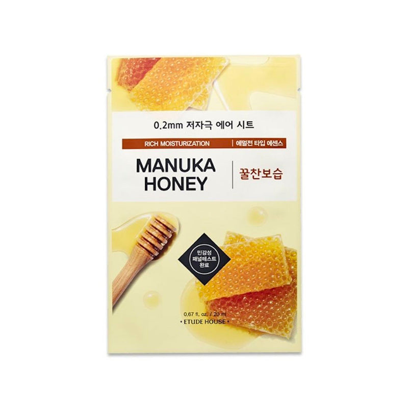 Etude House 0.2mm Therapy Air Mask Manuka Honey Nudie Glow Australia