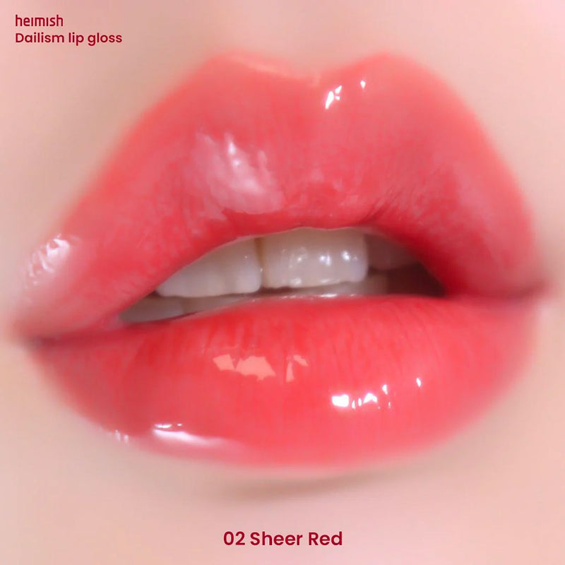 Heimish Dailism Lip Gloss 02 SHEER RED Nudie Glow Australia