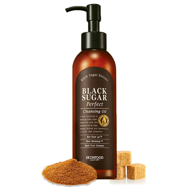 Skinfood Black Sugar Perfect Cleansing Oil Nudie Glow Australia
