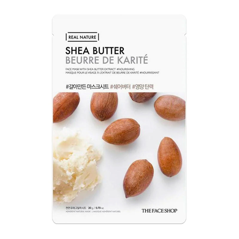 The Face Shop Real Nature Face Mask Shea Butter Nudie Glow Australia