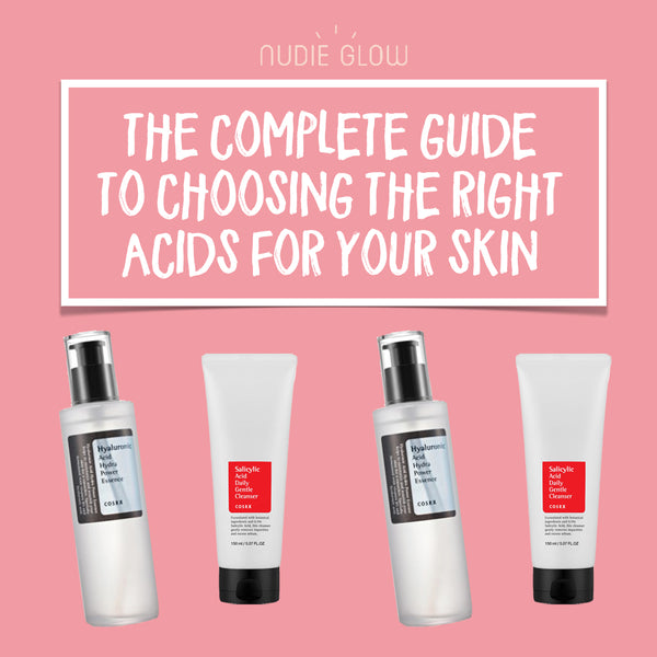 Guide to Acids Skincare Nudie Glow Blog Korean Beauty Australia