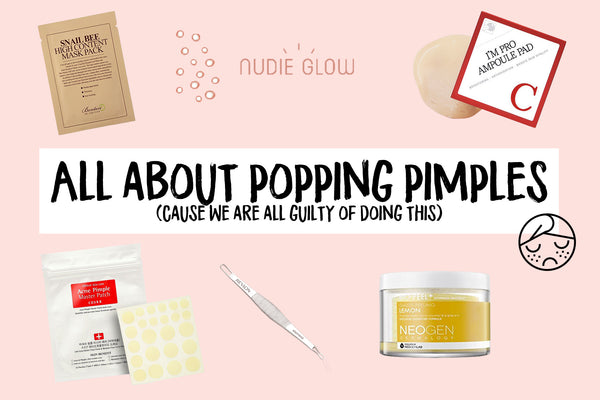 All About Popping Pimples Nudie Glow Blog Korean Beauty Australia
