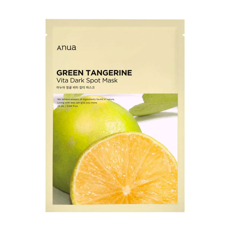 ANUA Green Tangerine Vita Dark Spot Mask Nudie Glow Australia