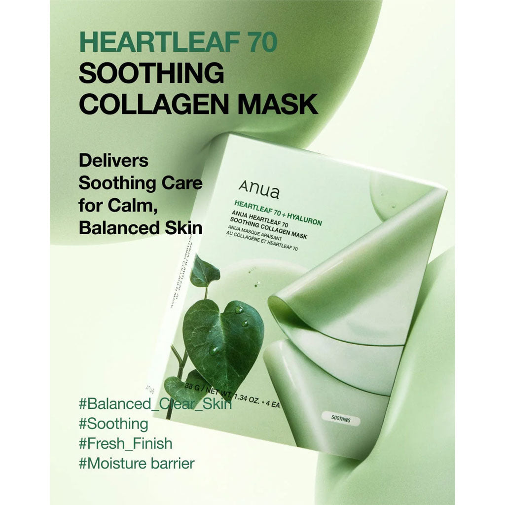 ANUA Heartleaf 70 Soothing Collagen Mask main image 1