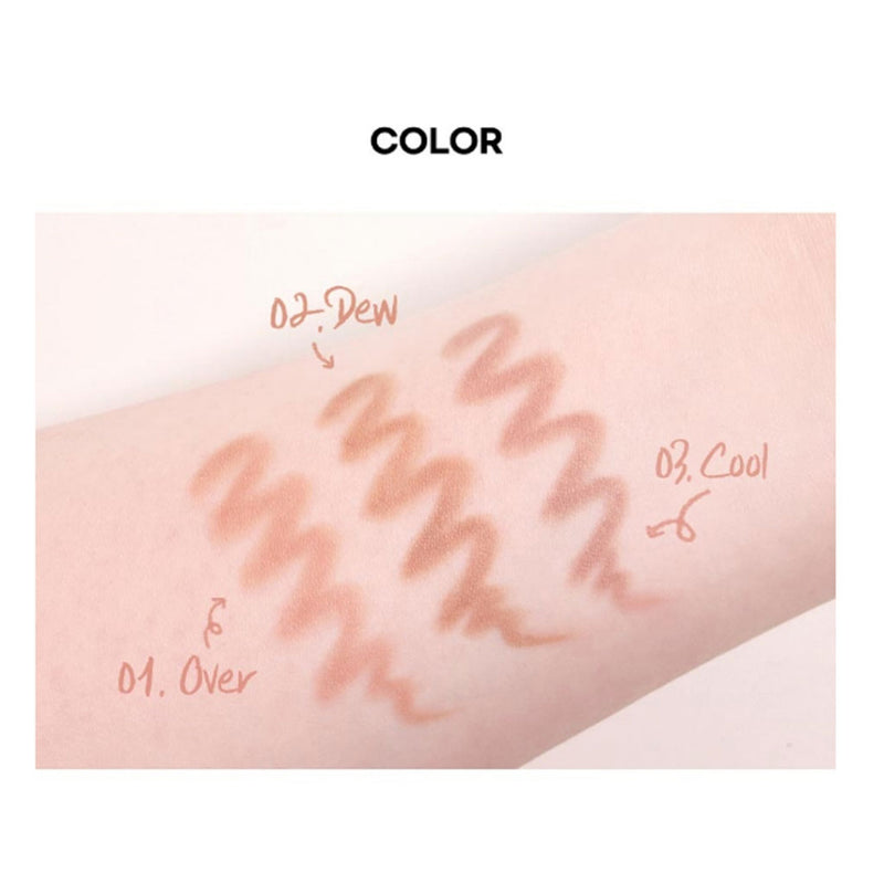 AOU Blending Lip Pencil & Sharpener Set Nudie Glow Australia