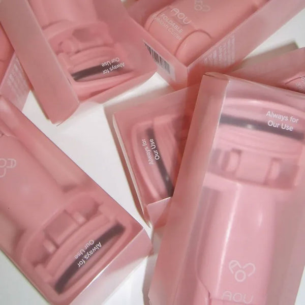 AOU Foldable Eyelash Curler Nudie Glow Australia