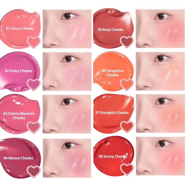 AOU Glowy Cream Blush (8 Colours) Nudie Glow Australia