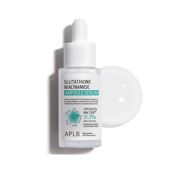 APLB Glutathione Niacinamide Ampoule Serum Nudie Glow Australia