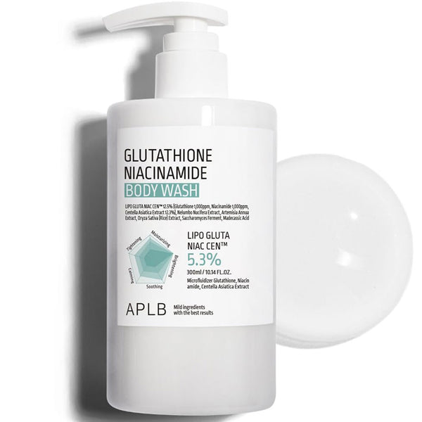 APLB Glutathione Niacinamide Body Wash Nudie Glow Australia