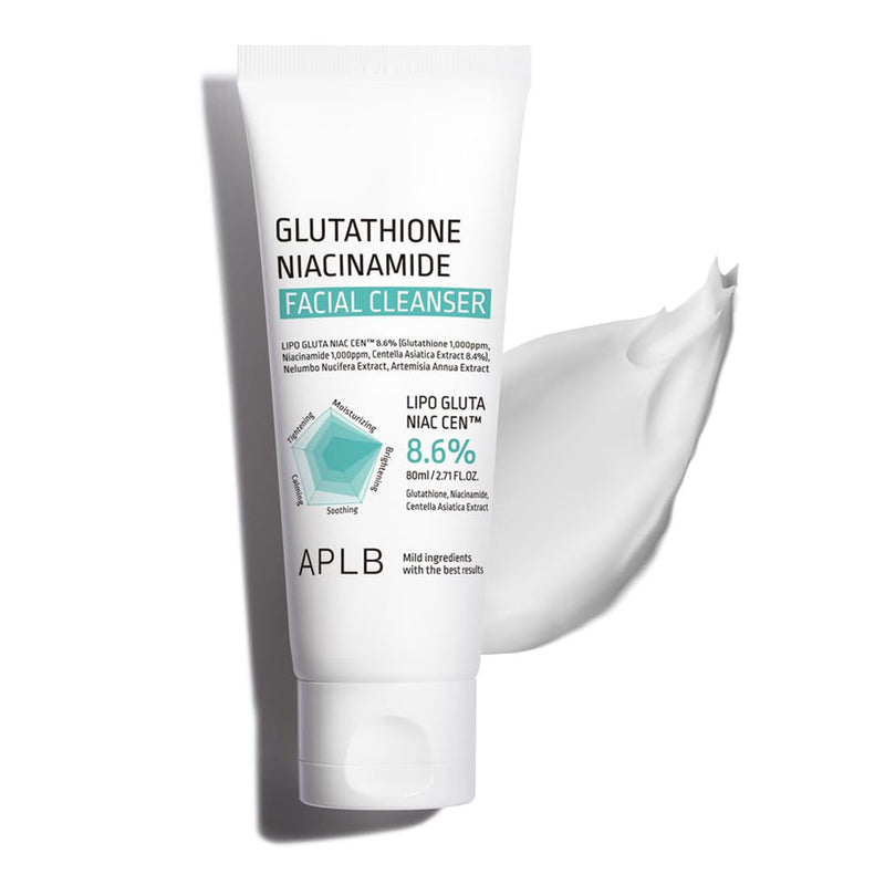 APLB Glutathione Niacinamide Facial Cleanser Nudie Glow Australia