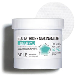 APLB Glutathione Niacinamide Toner Pad Nudie Glow Australia