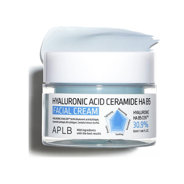 APLB Hyaluronic Acid Ceramide HA B5 Facial Cream Nudie Glow Australia