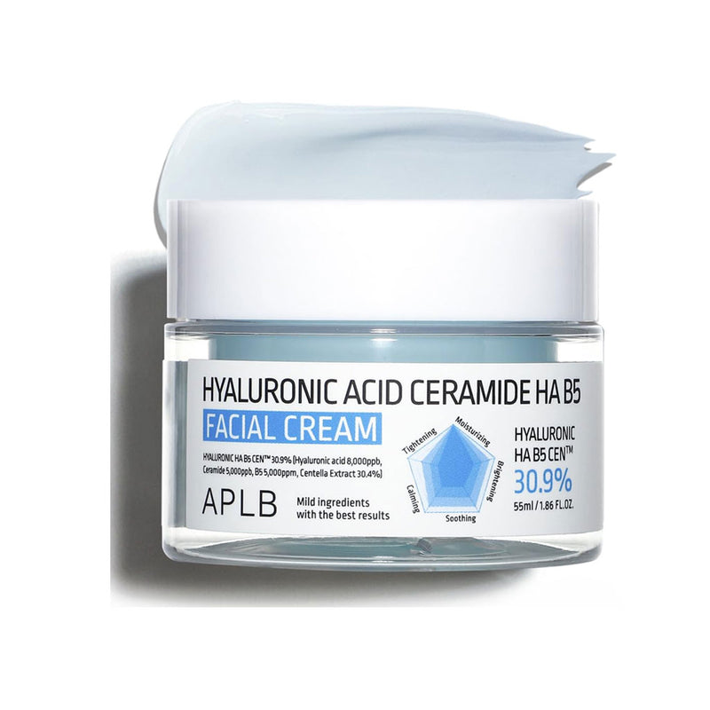 APLB Hyaluronic Acid Ceramide HA B5 Facial Cream Nudie Glow Australia