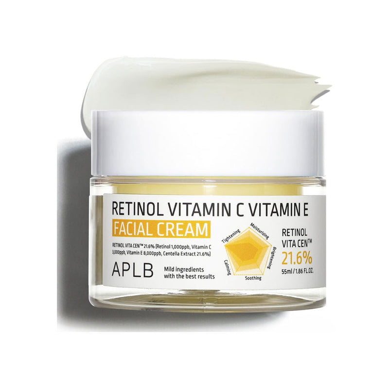 APLB Retinol Vitamin C Vitamin E Facial Cream Nudie Glow Australia