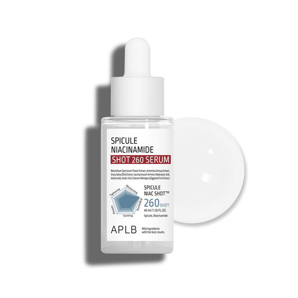 APLB Spicule Niacinamide Shot 260 Serum Nudie Glow Australia