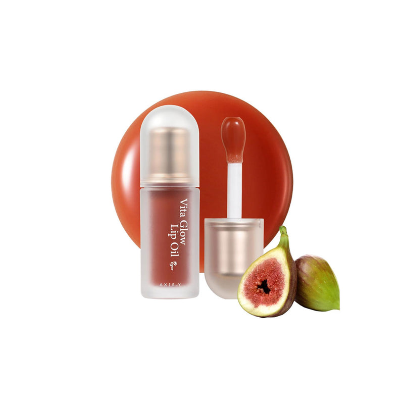 AXIS-Y Vita Glow Lip Oil COZY FIG Nudie Glow Australia