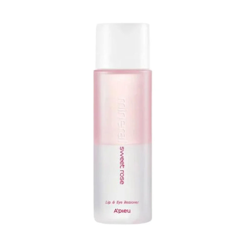 A'PIEU Mineral Lip & Eye Remover Sweet Rose 100ml Nudie Glow