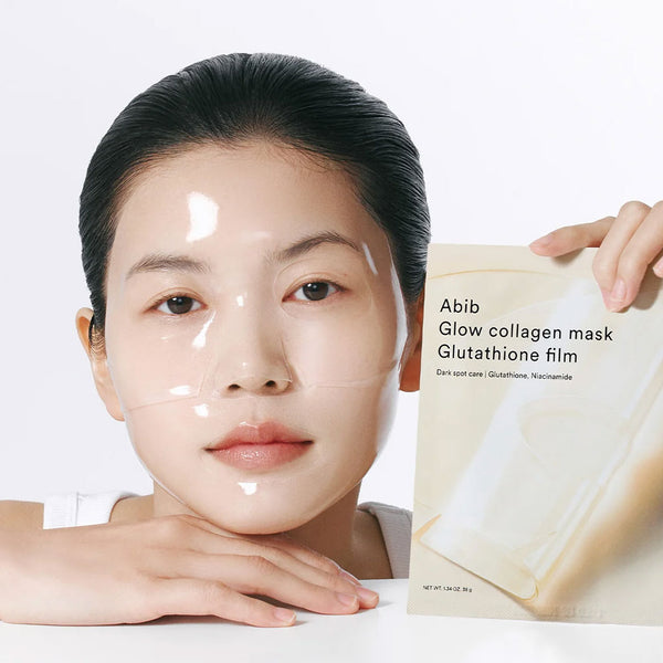 Abib Glow Collagen Mask Glutathione Film Nudie Glow Australia