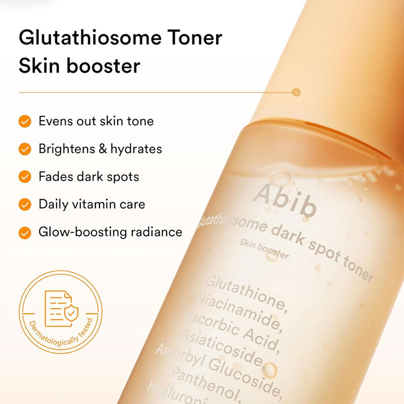 Abib Glutathiosome Dark Spot Toner Skin Booster Nudie Glow Australia