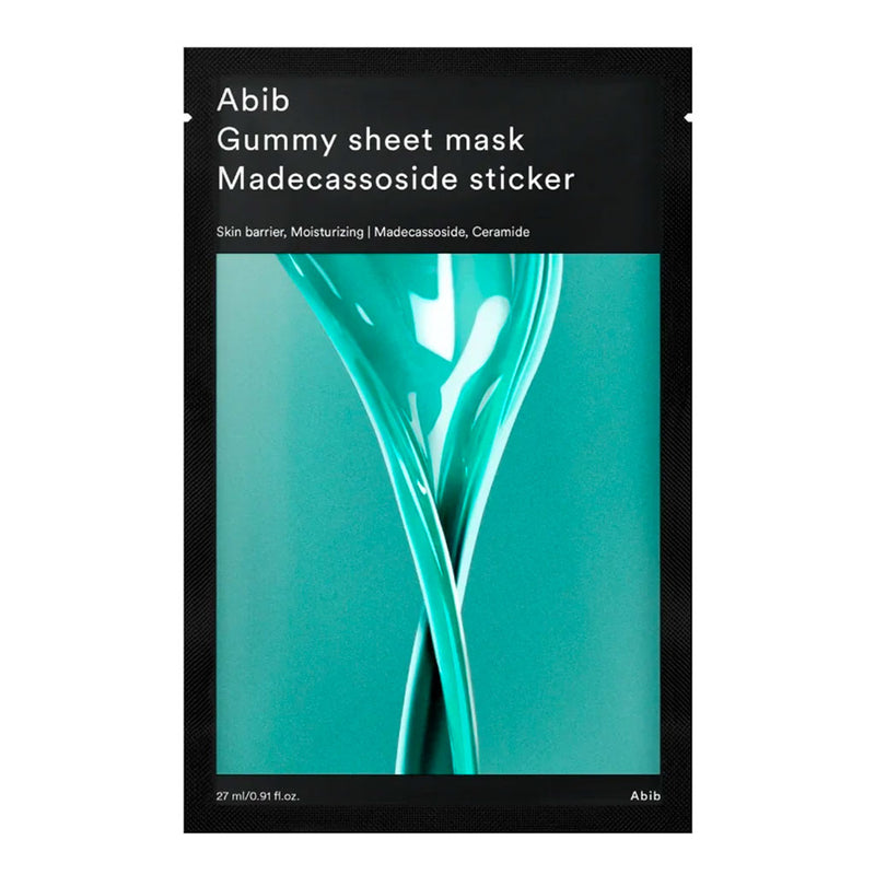 Abib Gummy Sheet Mask Madecassoside Sticker Nudie Glow Australia