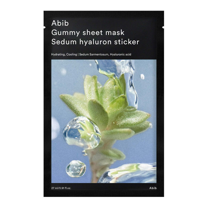 Abib Gummy Sheet Mask Sedum Hyaluron Sticker Nudie Glow Australia