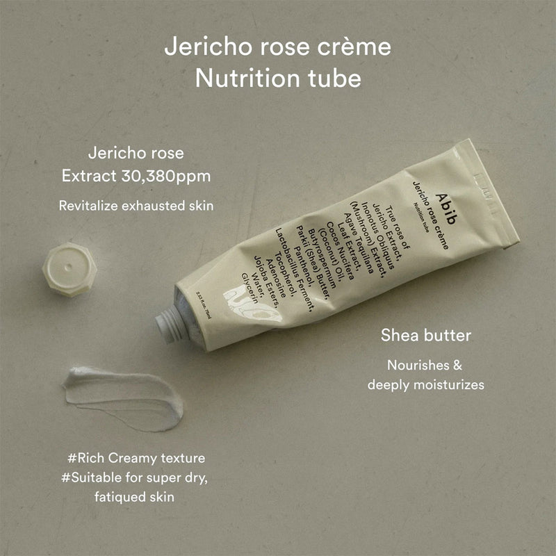 Abib Jericho rose crème Nutrition tube Nudie Glow Australia