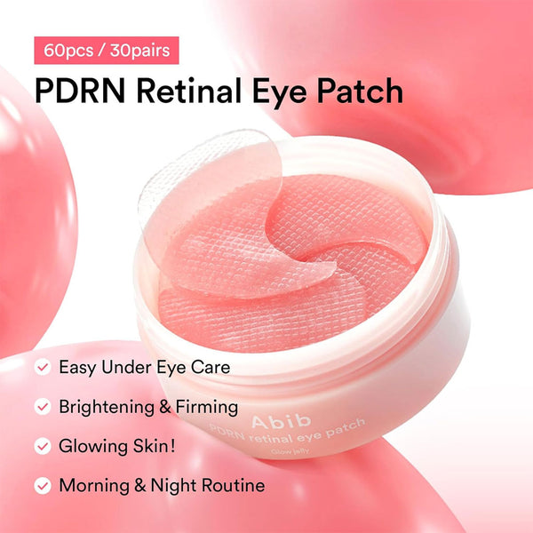 Abib PDRN Retinal Eye Patch Glow Jelly Nudie Glow Australia