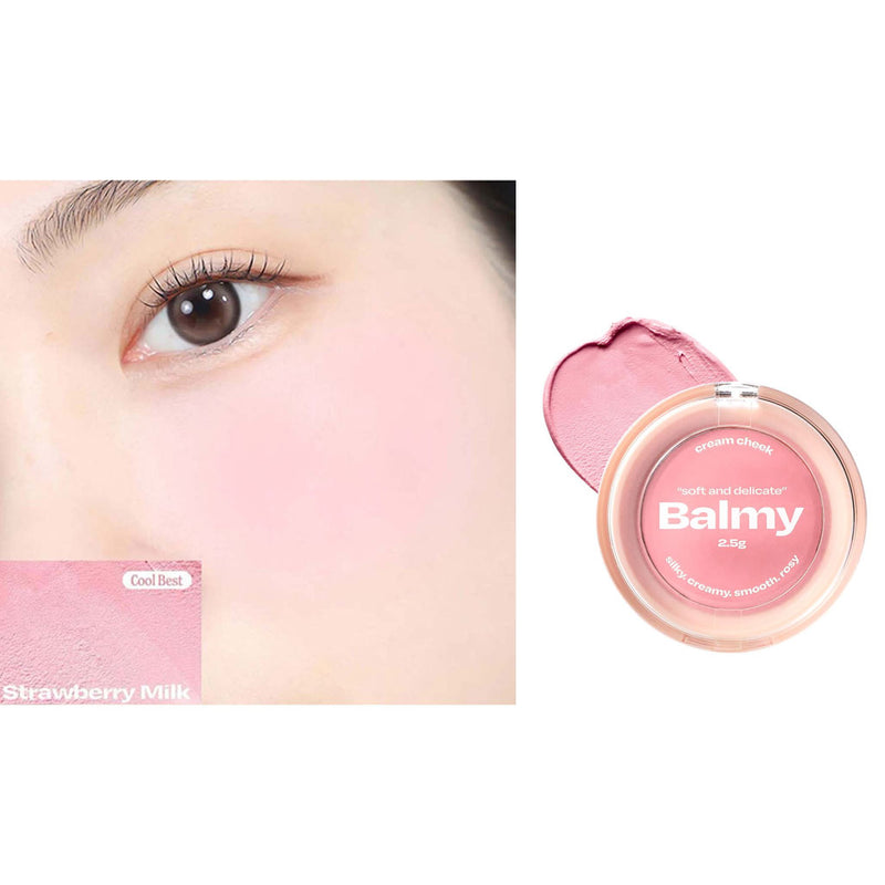 Alternative Stereo Balmy Cream Cheek #02 STRAWBERRY MILK Nudie Glow Australia