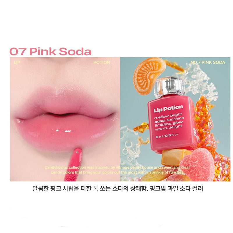 Alternative Stereo Lip Potion Aqua Glow #07 PINK SODA Nudie Glow