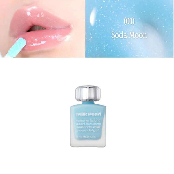 Alternative Stereo Lip Potion Milk Pearl Gloss #01 SODA MOON Nudie Glow Australia