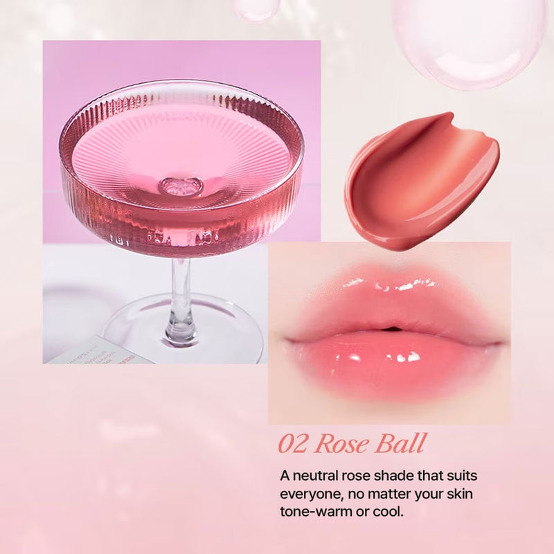 Alternative Stereo Lip Potion Sugar Glaze Tint #2 ROSE BALL Nudie Glow Australia