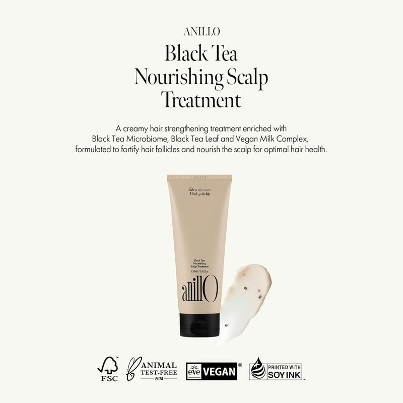 Anillo Black Tea Nourishing Scalp Treatment Nudie Glow Australia