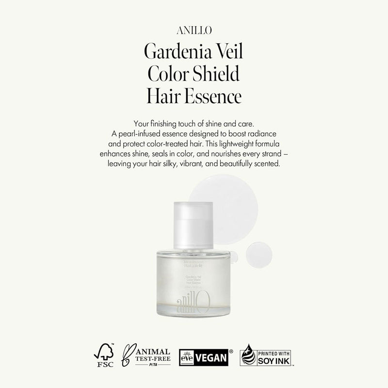 Anillo Gardenia Veil Color Shield Hair Essence Nudie Glow Australia