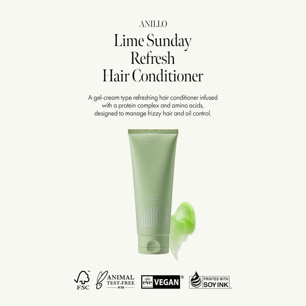 Anillo Lime Sunday Refresh Hair Conditioner Nudie Glow Australia