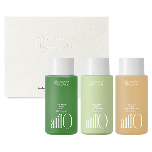 Anillo Lime Sunday & Amber528 Travel Shower Kit Nudie Glow Australia