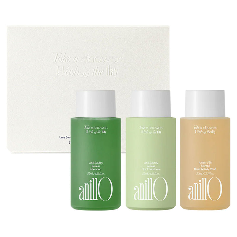 Anillo Lime Sunday & Amber528 Travel Shower Kit Nudie Glow Australia
