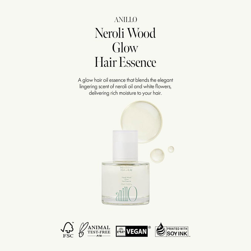 Anillo Neroli Wood Glow Hair Essence Nudie Glow Australia