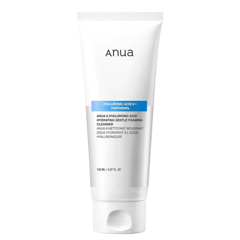 Anua 8 Hyaluronic Acid Hydrating Gentle Foaming Cleanser Nudie Glow Australia