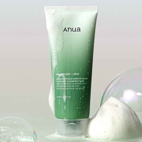 Anua Heartleaf Quercetinol Pore Deep Cleansing Foam Nudie Glow Australia