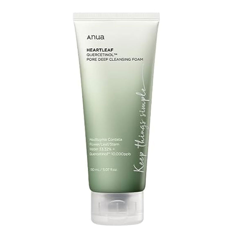 Anua Heartleaf Quercetinol Pore Deep Cleansing Foam Nudie Glow Australia