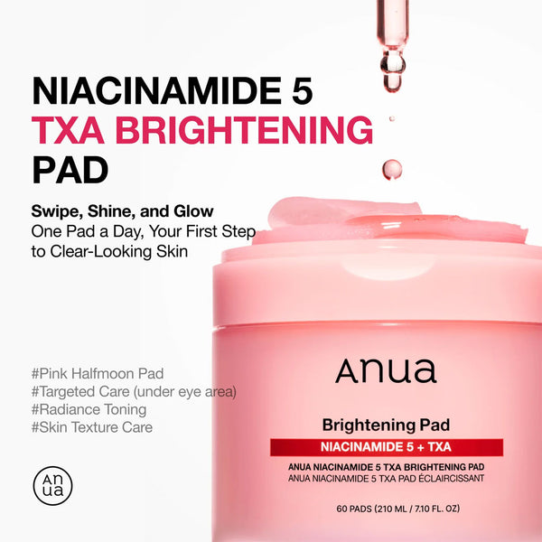Anua Niacinamide 5 TXA Brightening Pad Nudie Glow Australia