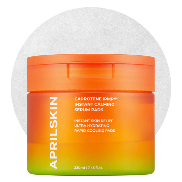 April Skin Carrotene IPMP Instant Calming Serum Pads Nudie Glow Australia